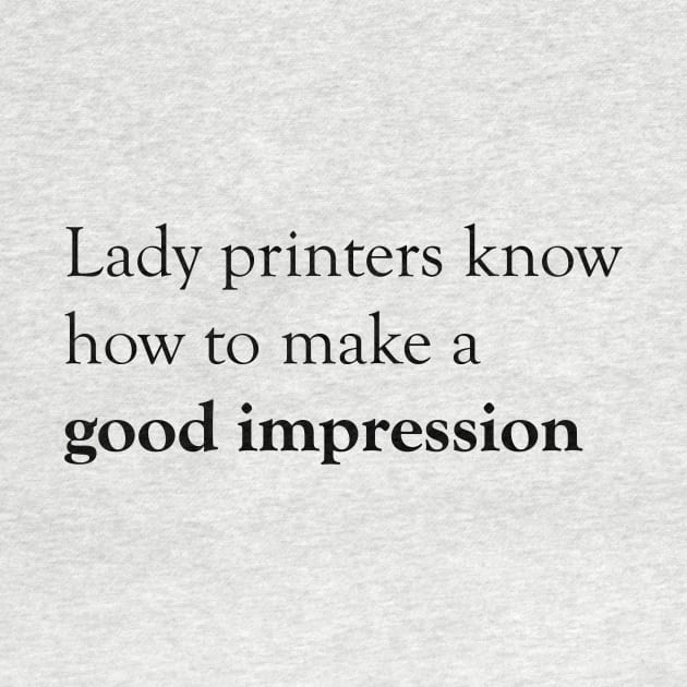 Lady Printers by wbhb